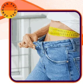 Person measuring waist showing wellness progress